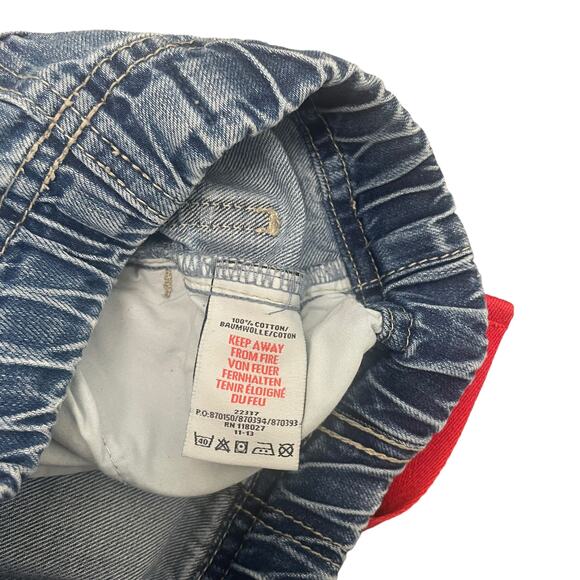 Mini Boden Drawstring Waist Denim Jean Short Boy's 4 - Picture 4 of 5